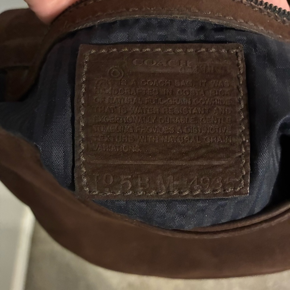 Coach vintage nubuck suede crossbody bag - Picture 12 of 14